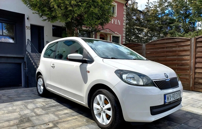 Skoda Citigo cena 15900 przebieg: 247500, rok produkcji 2013 z Warszawa małe 137